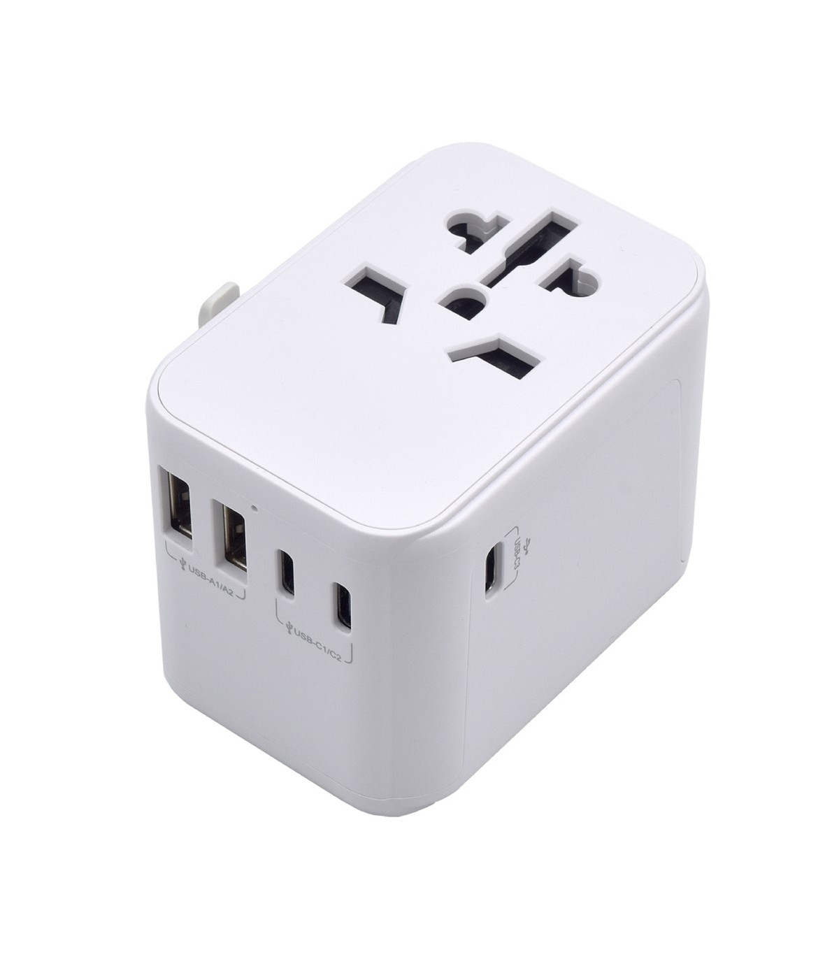 Enchufe universal ewent ew1470 eu - usa - uk - aus 2 x usb - 3 x usb tipo c