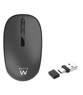 Raton inalambrico ewent ew3206 gris