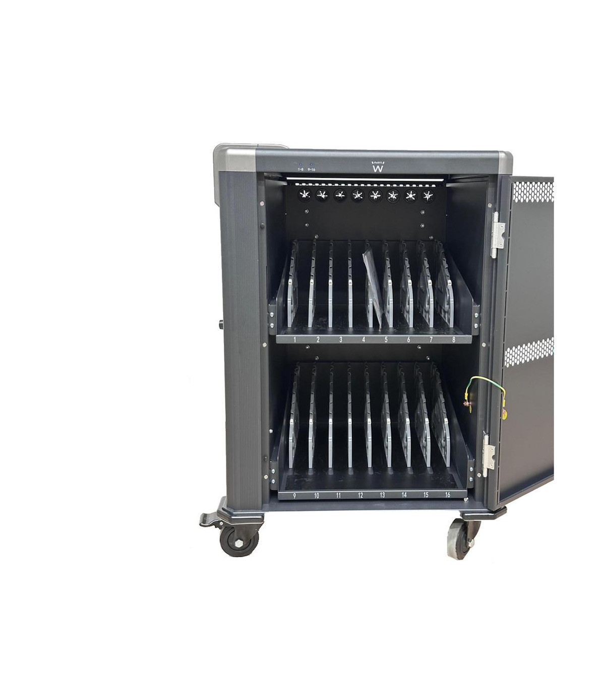 Armario carro de carga ewent ew1703 16 dispositivos