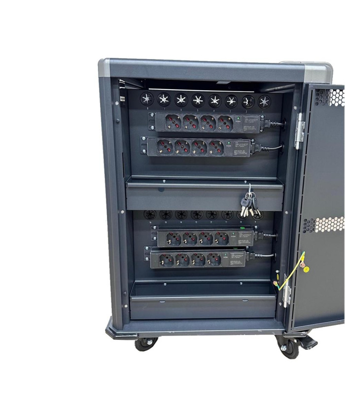 Armario carro de carga ewent ew1703 16 dispositivos