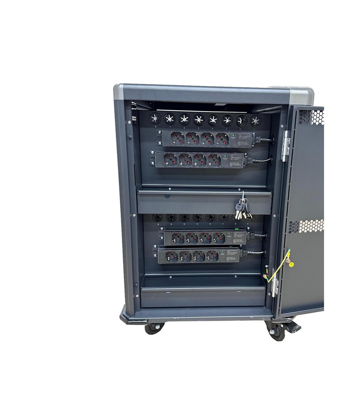 Armario carro de carga ewent ew1703 16 dispositivos