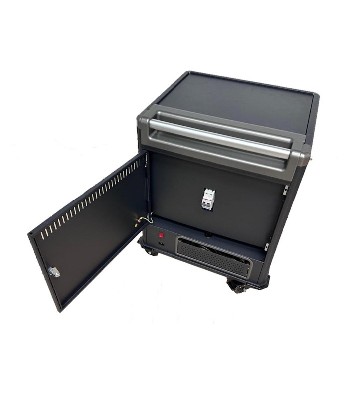 Armario carro de carga ewent ew1703 16 dispositivos