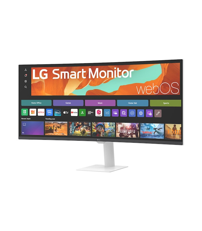 Monitor curvo smart 32 pulgadas lg 34u601sa - w wqhd 100hz