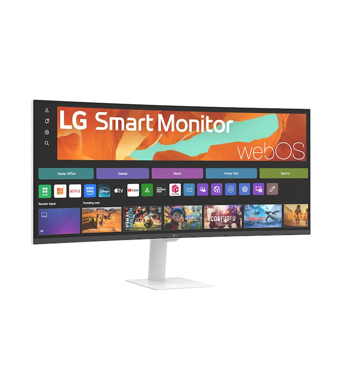 Monitor curvo smart 32 pulgadas lg 34u601sa - w wqhd 100hz