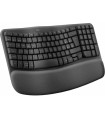Teclado logitech wave keys bluetooth negro