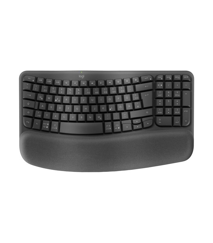 Teclado logitech wave keys bluetooth negro