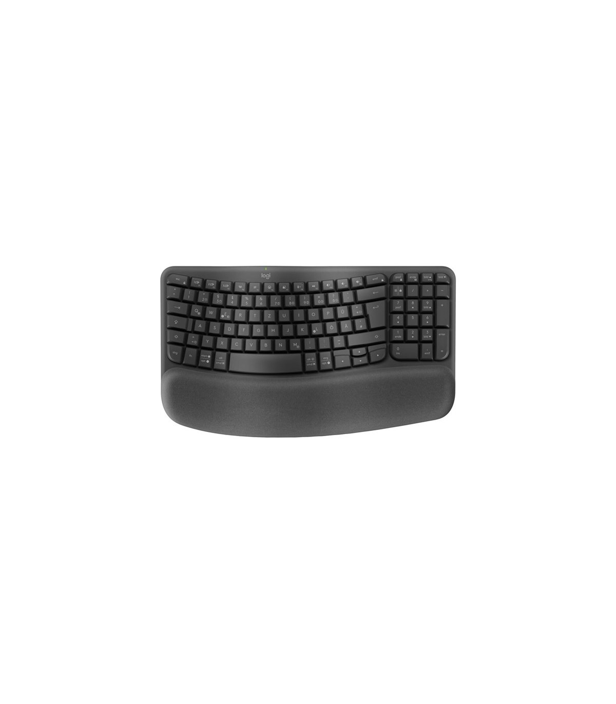 Teclado logitech wave keys bluetooth negro
