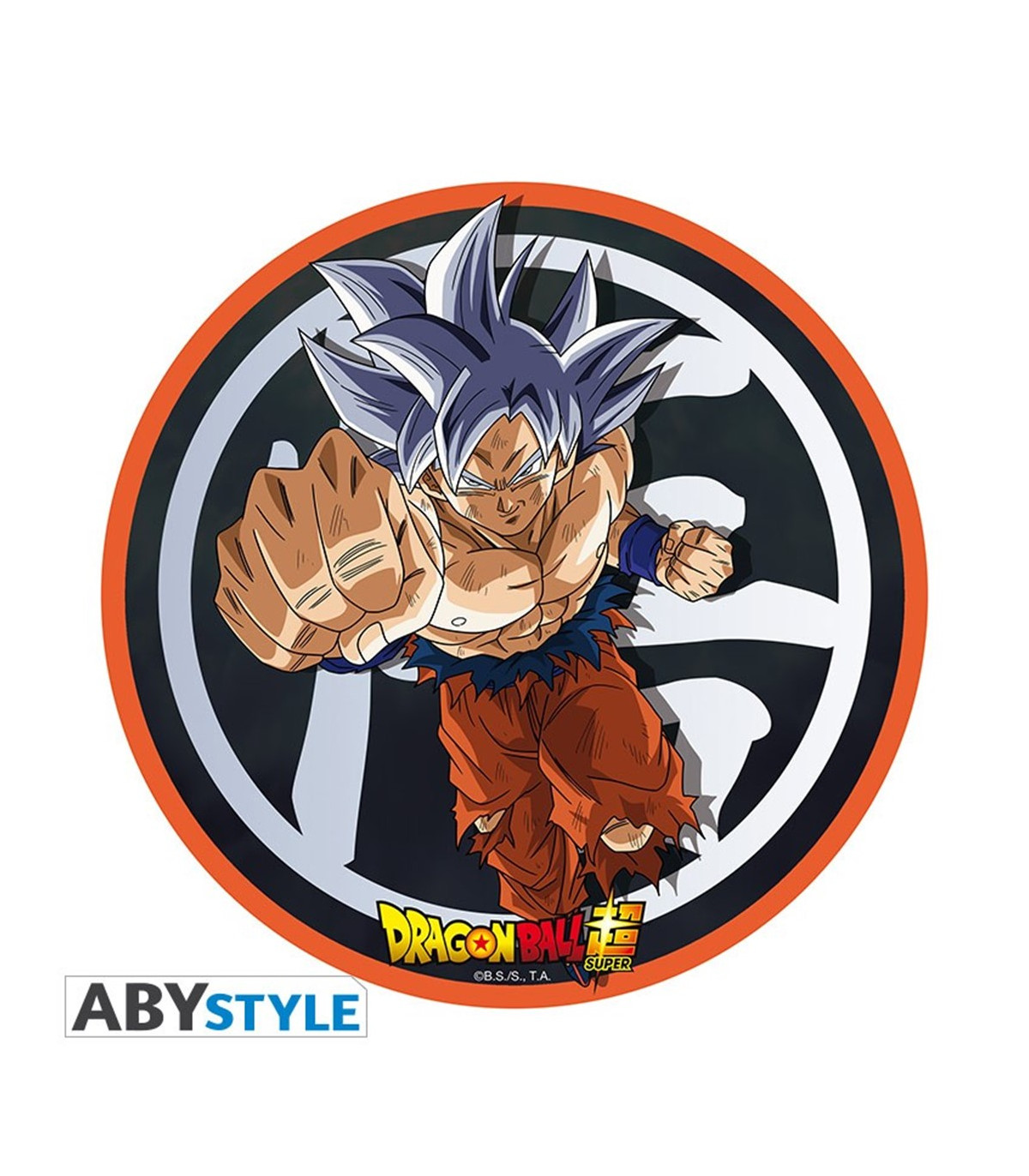 Alfombrilla abystyle dragon ball super -  goku ultra instinto