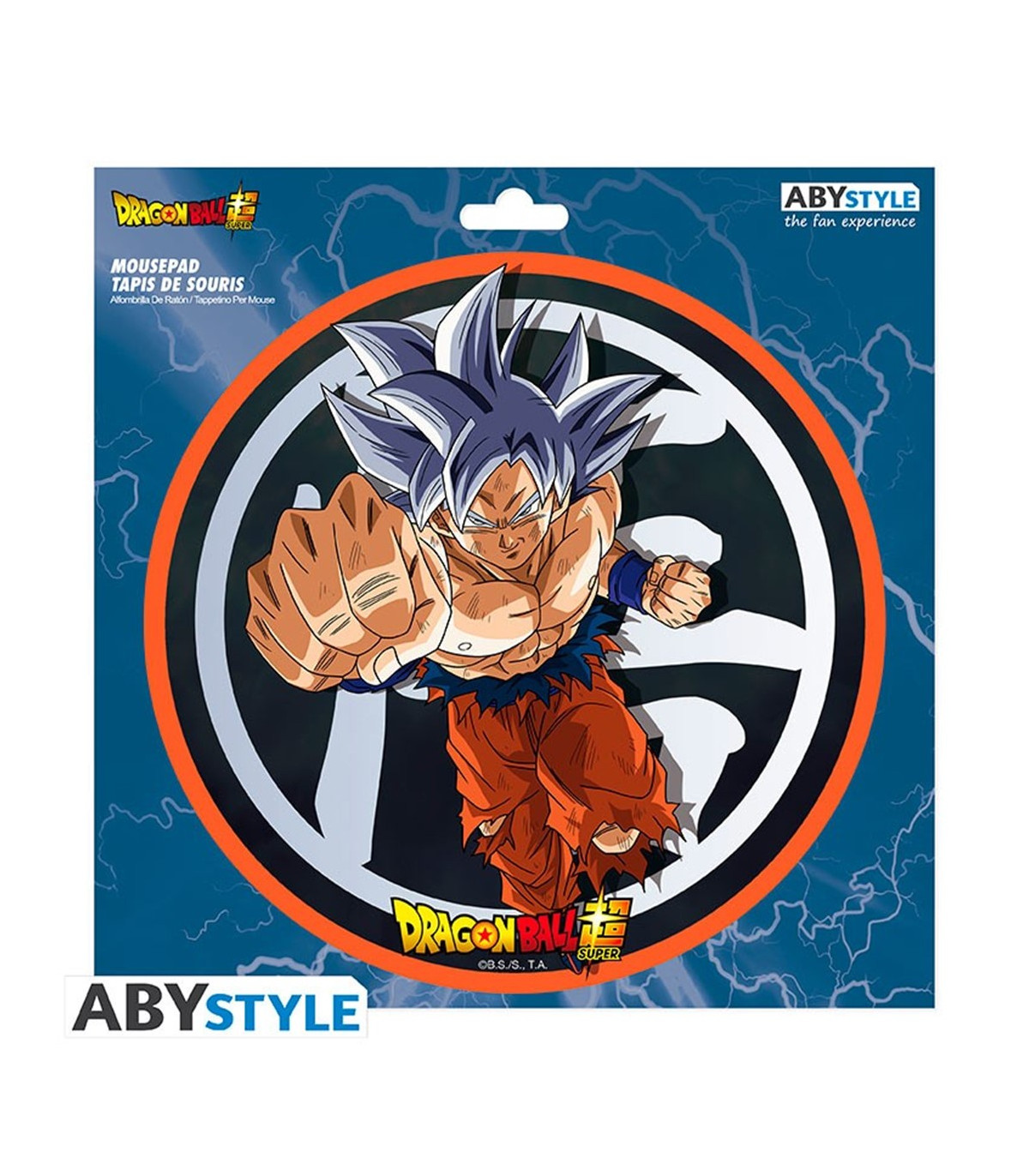 Alfombrilla abystyle dragon ball super -  goku ultra instinto