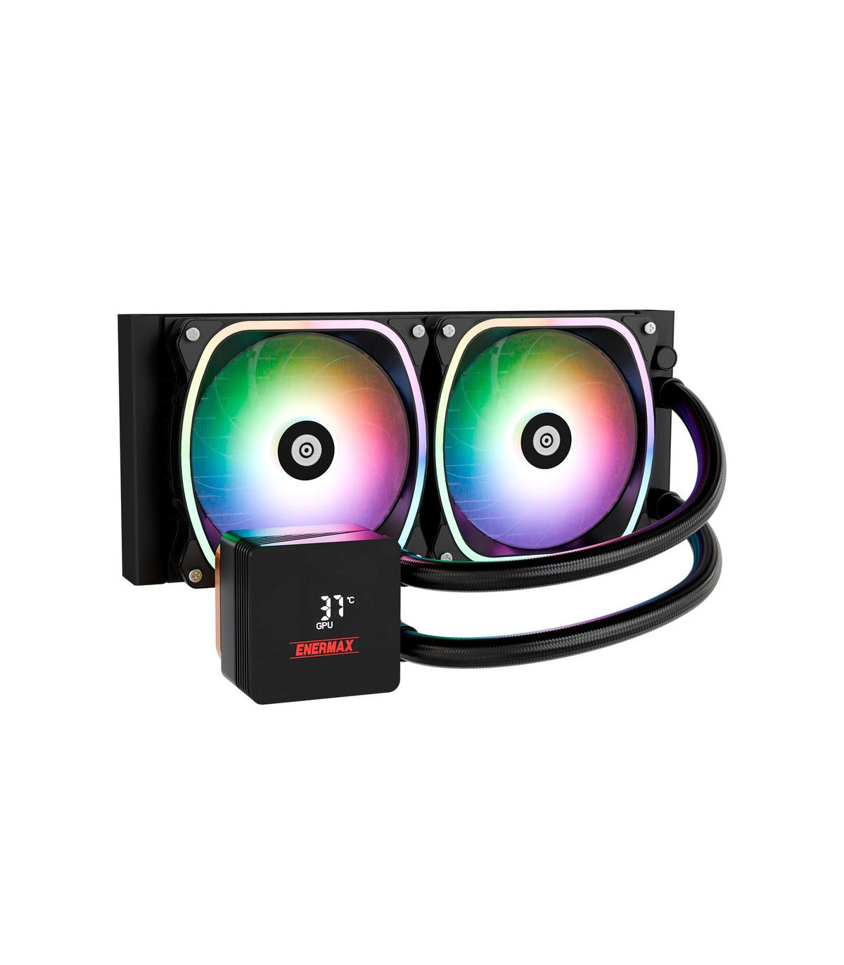 Kit refrigeracion liquida cpu enermax aquafusion ii 240mm gaming 2 x12cm