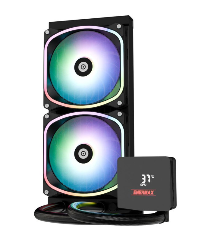 Kit refrigeracion liquida cpu enermax aquafusion ii 240mm gaming 2 x12cm