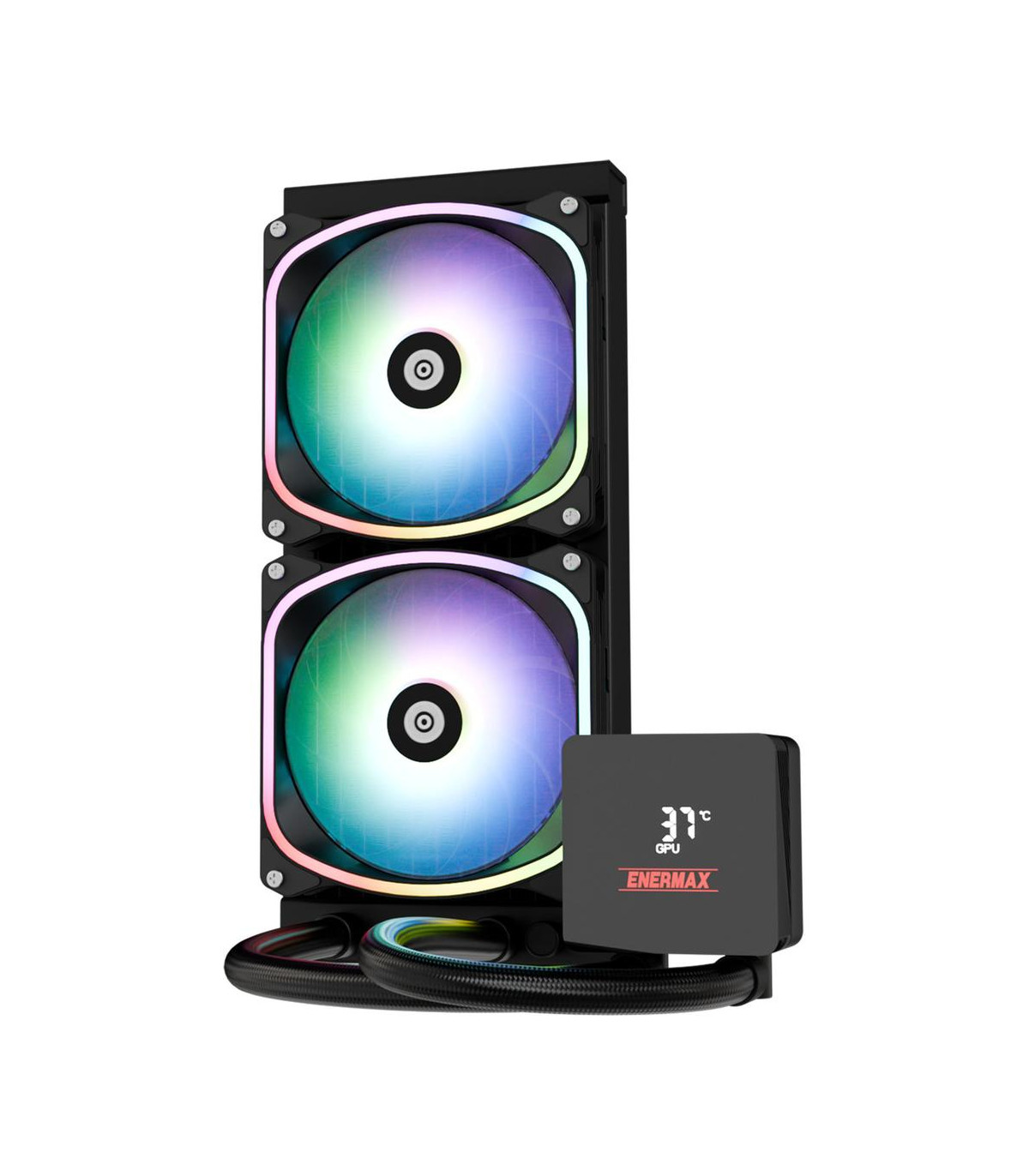 Kit refrigeracion liquida cpu enermax aquafusion ii 240mm gaming 2 x12cm