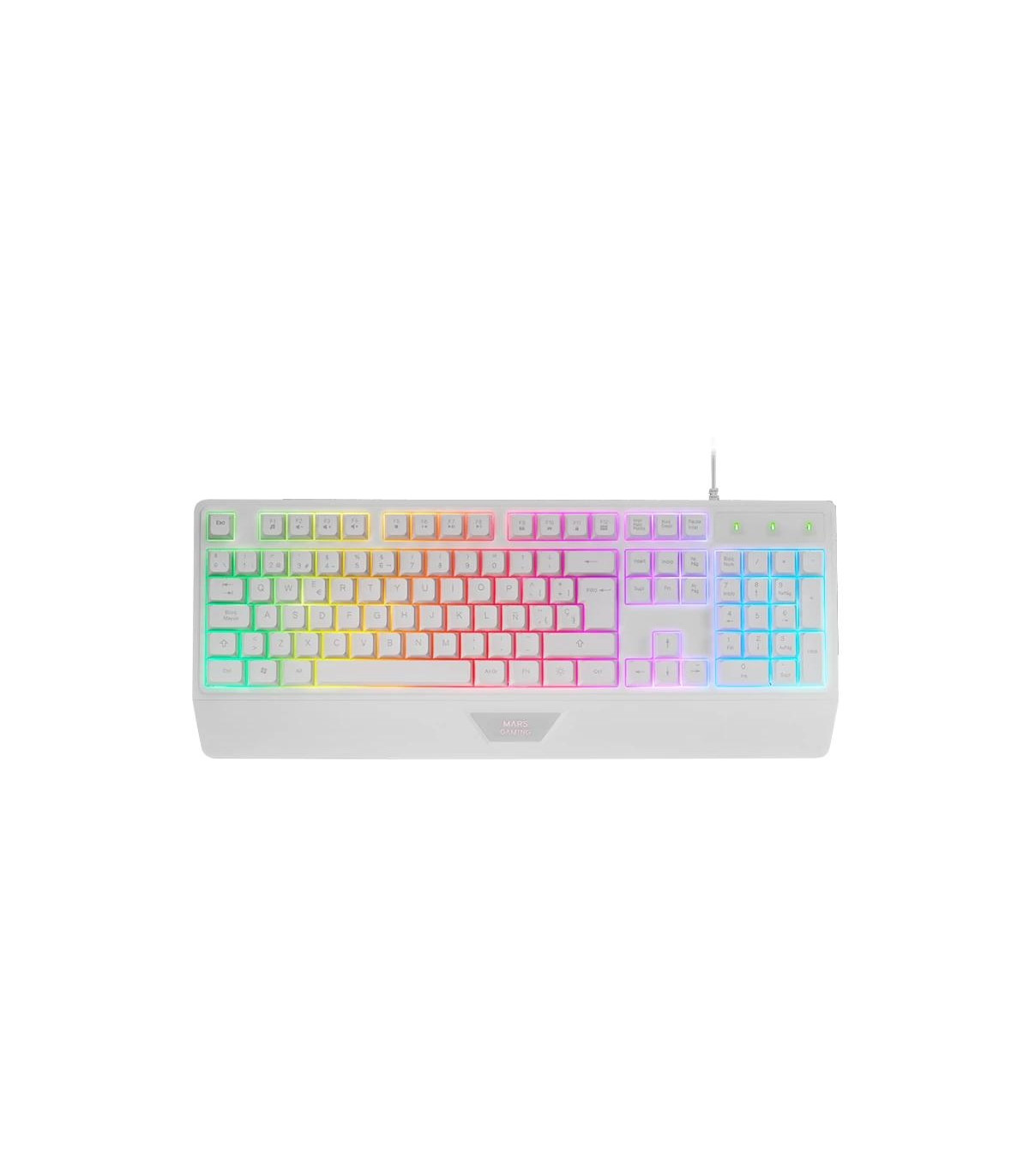 Mars Gaming Teclado MK124 Blanco
