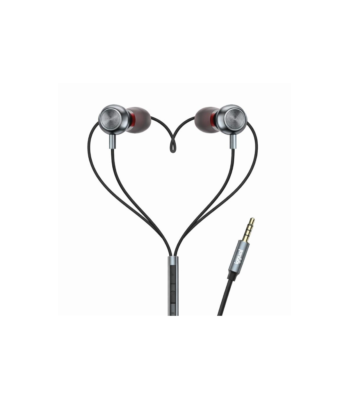 iggual Auriculares con micro intrauditivos Jack3,5