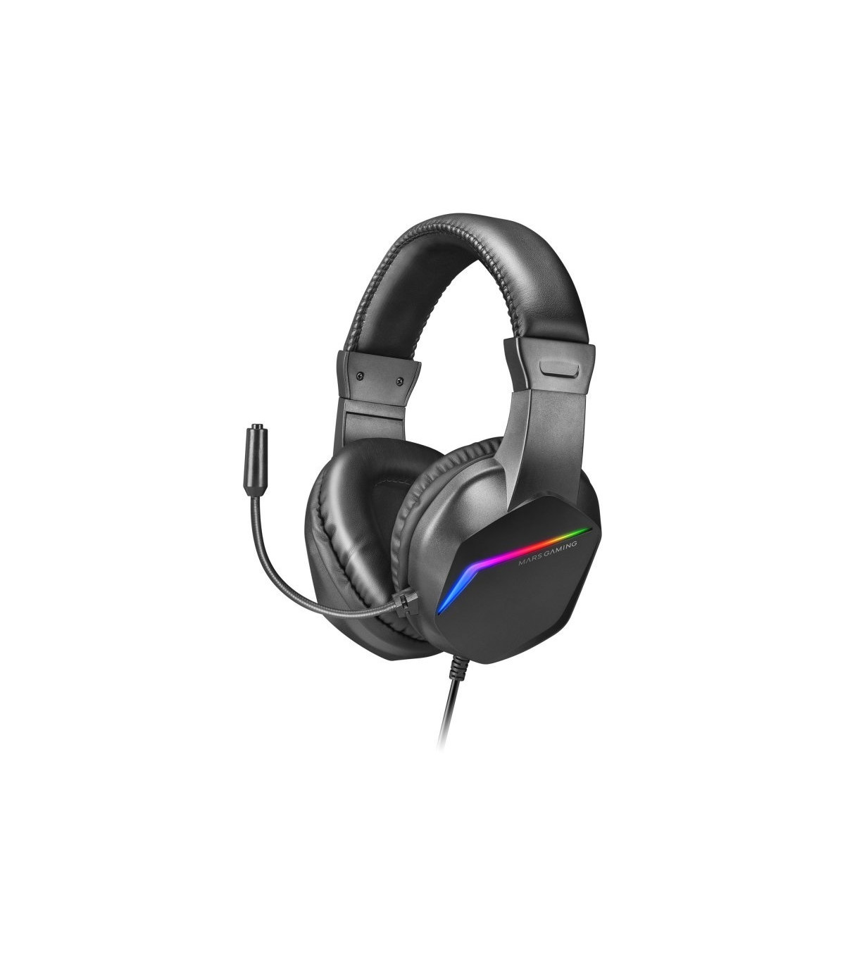 MARS GAMING Aur+micro MH122 FRGB Cancel.ruid Black