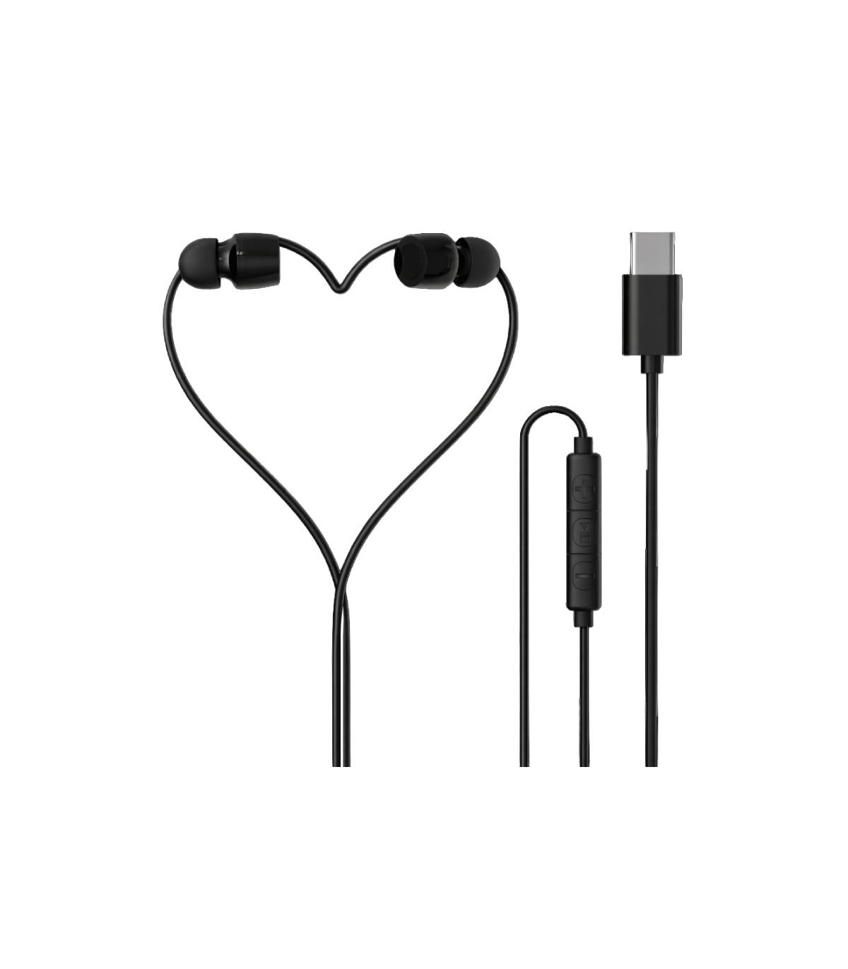 iggual Auriculares tipo C intrauditivos con micro