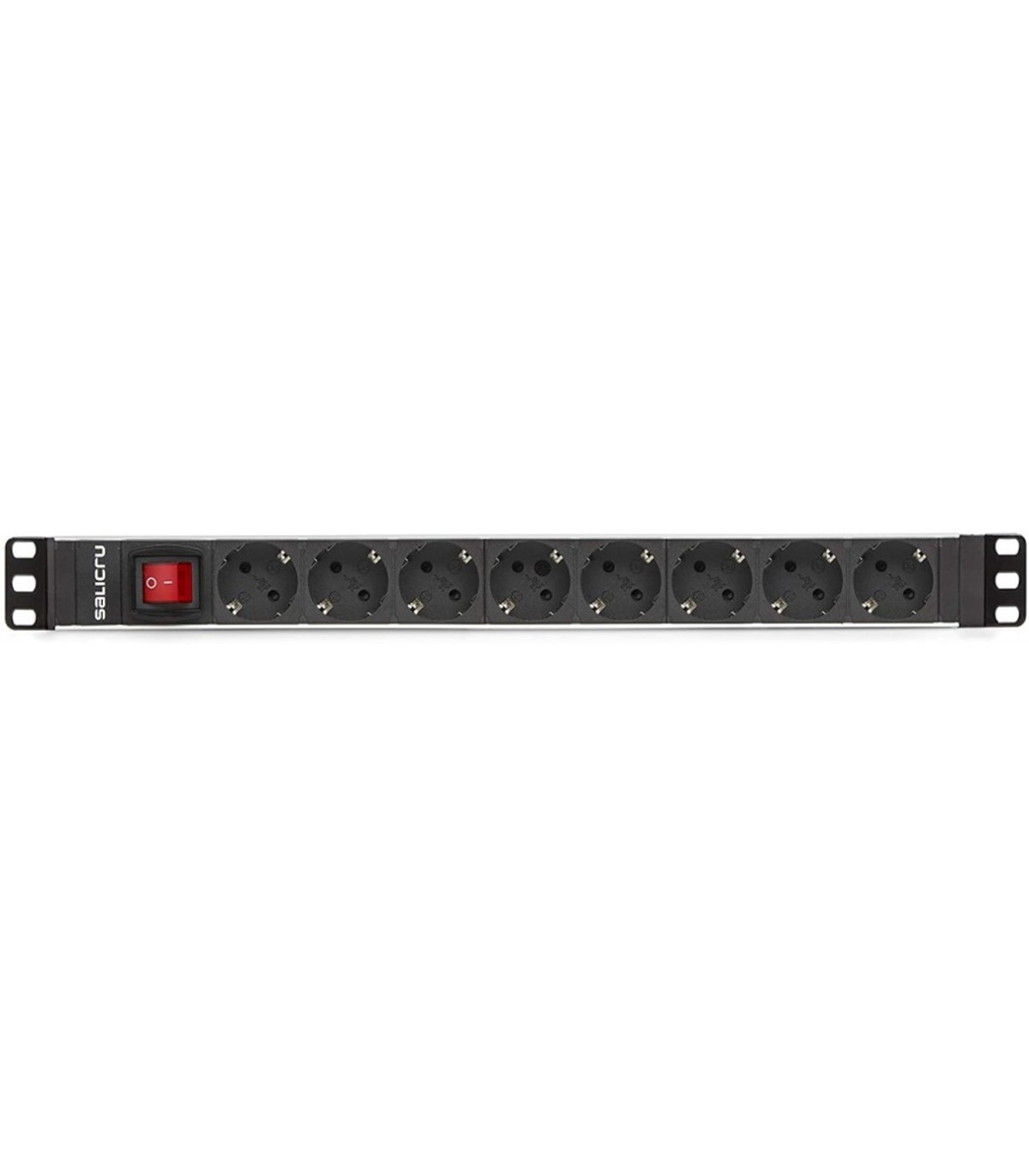 Regleta salicru para rack 19 pulgadas sps pdu 8 tomas shuko interruptor