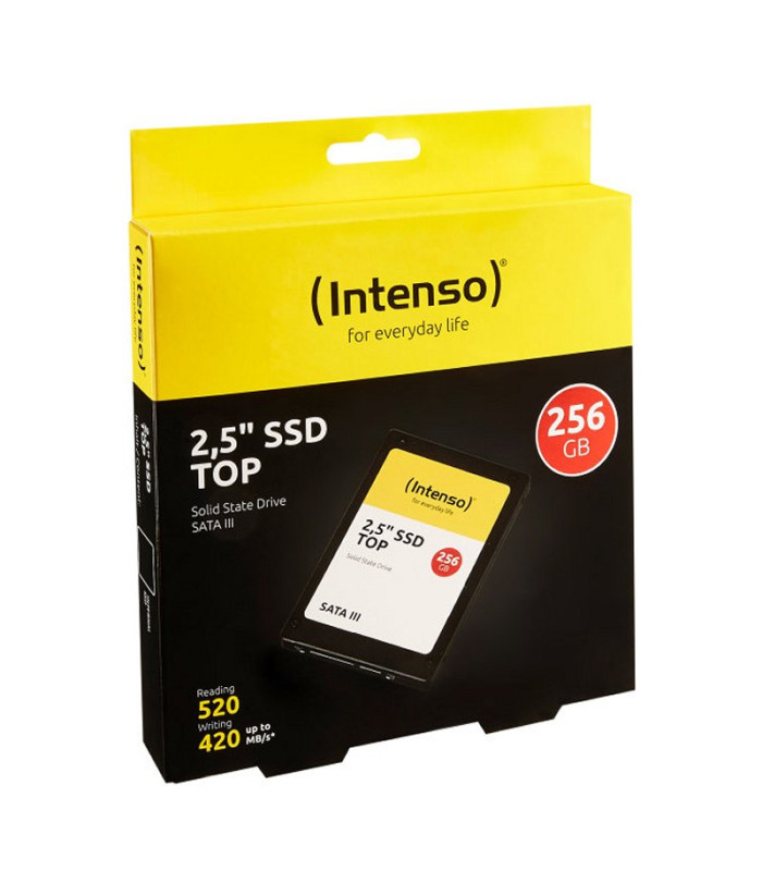 Disco duro interno solido ssd intenso top performance 256gb 2.5 pulgadas sata3