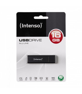 Memoria usb 2.0 intenso alu line 16gb aluminio antracita