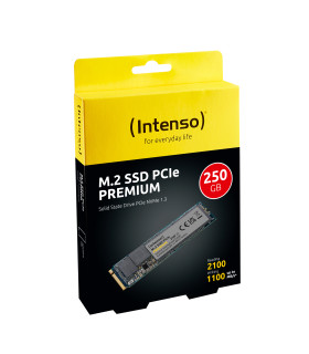 Disco duro interno solido ssd intenso 250gb premium nvme