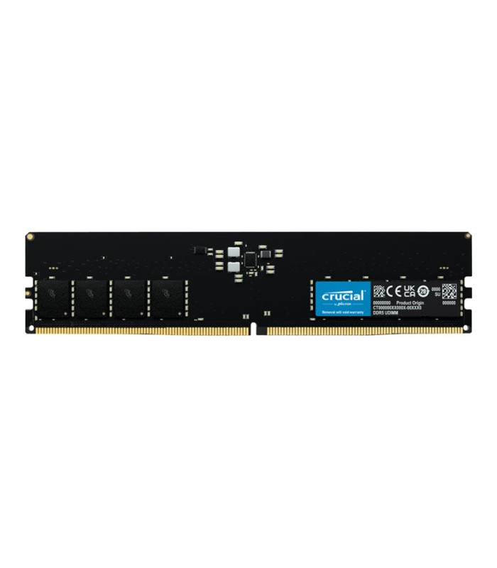 Memoria ram ddr5 16gb crucial - udimm - 5600 mhz - pc5 44800 - cl46 - 1.1v