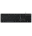 Teclado gaming logitech g413 se mecanico usb negro
