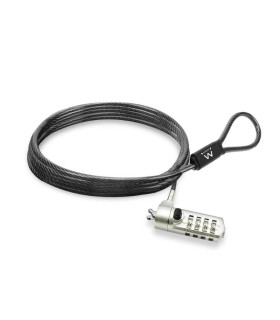 EWENT CANDADO PARA PORTÁTIL CON COMBINACIÓN WEDGE