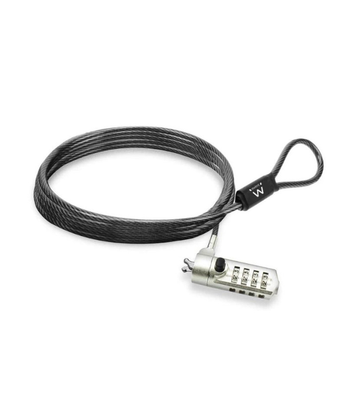 EWENT CANDADO PARA PORTÁTIL CON COMBINACIÓN WEDGE