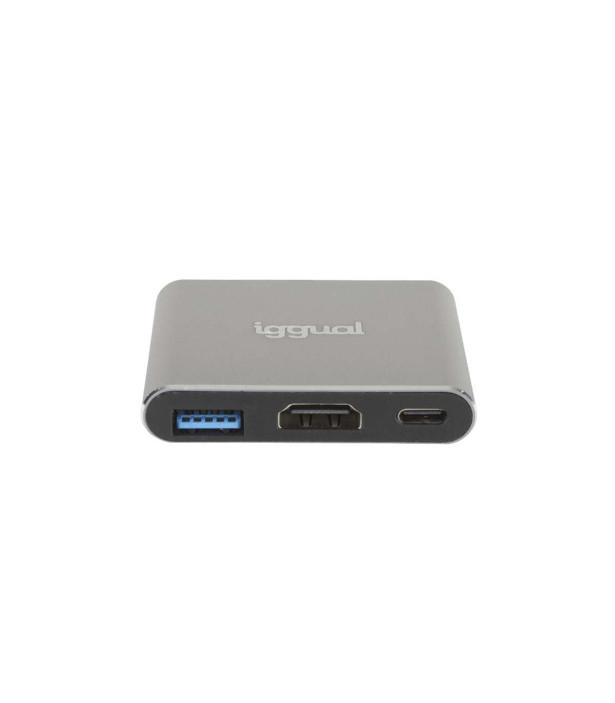 iggual Hub tipo C 3 en 1 HDMI USB3.0 PD100W