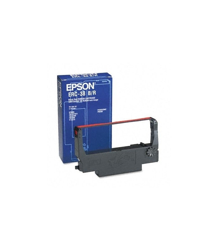 Epson Cinta ERC-38BR Negro/Rojo TMU200/U300
