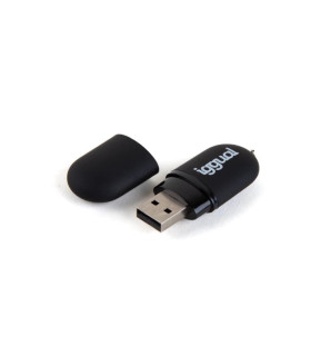 iggual Lápiz USB 2.0 16GB PEN16 negro con tapa