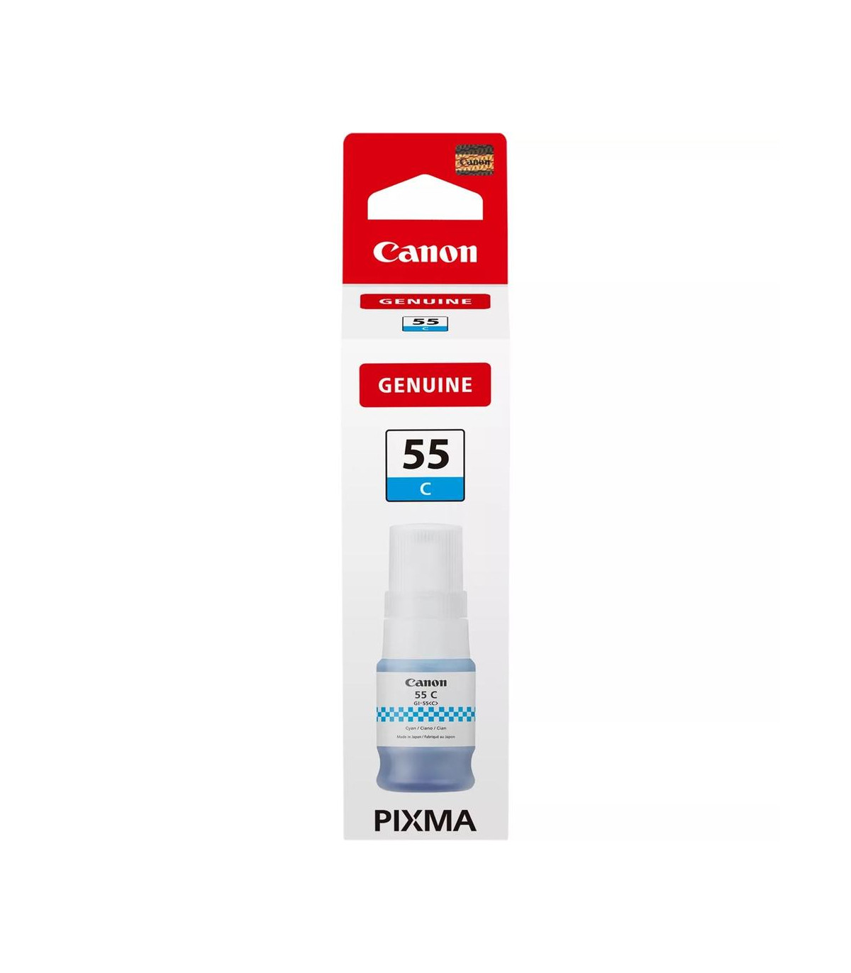 Botella tinta canon gi - 55 ink cian