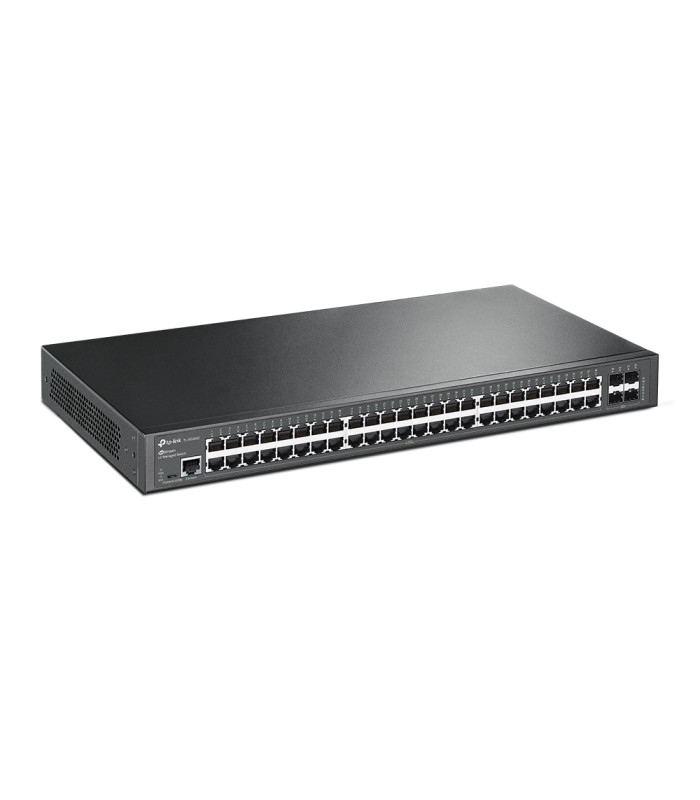 Switch 48 puertos tp - link 10 - 100 - 1000 rack 19 pulgadas 1u +4sfp gestion l2
