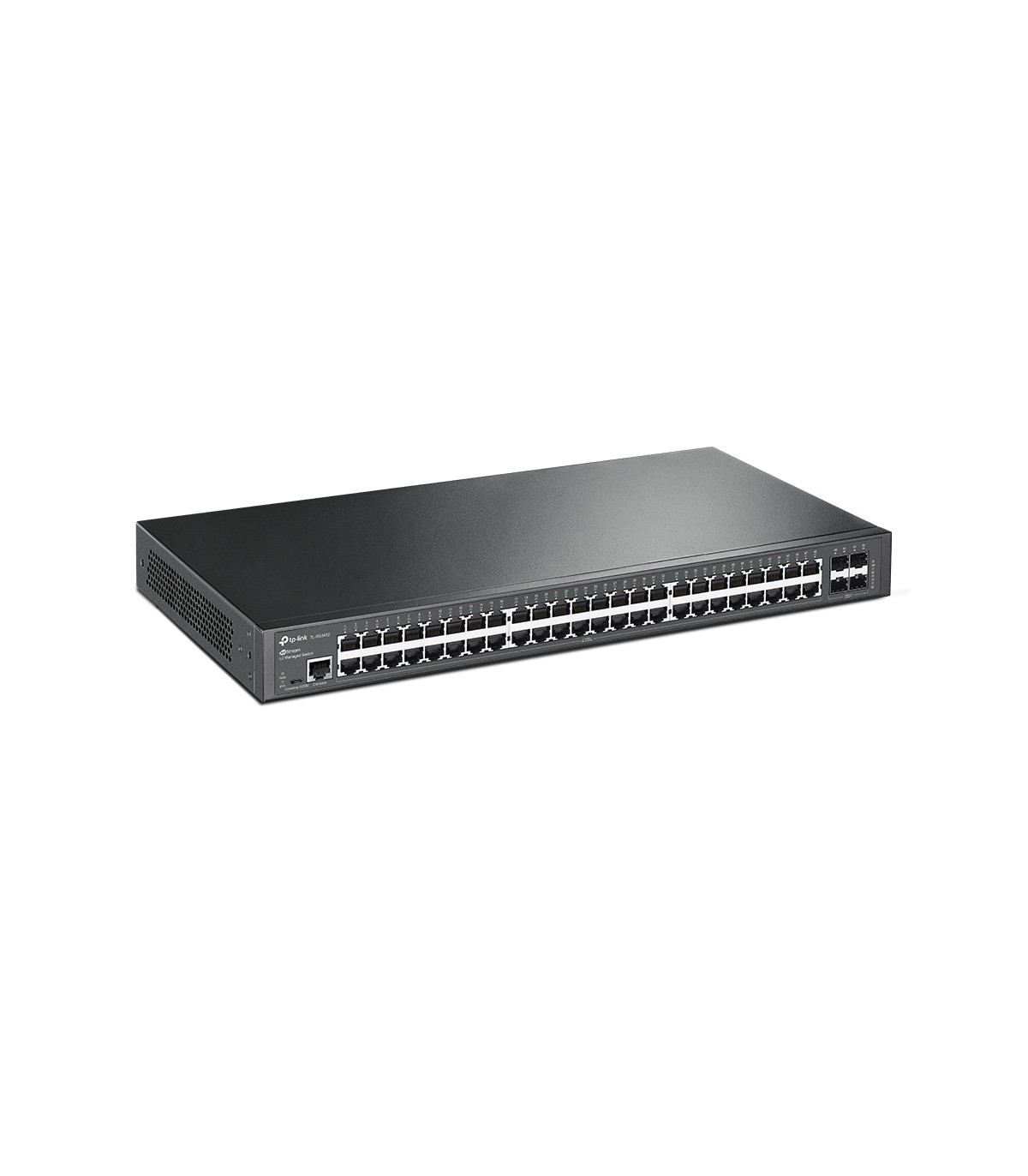 Switch 48 puertos tp - link 10 - 100 - 1000 rack 19 pulgadas 1u +4sfp gestion l2