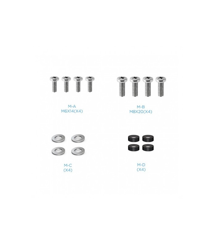 Soporte tv - monitor tooq 23 pulgadas - 55 pulgadas giratorio - inclinable 2 pivotes  lp2255tn - b -  vesa max 400x400 -  inclin