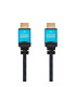Cable hdmi (a) to hdmi (a) 4k 1.5m nanocable black  m - m - 60hz -  18gbps -  v2.0 -  trenzado