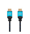 Cable hdmi (a) to hdmi (a) 4k 1.5m nanocable black m - m - 60hz - 18gbps - v2.0 - trenzado