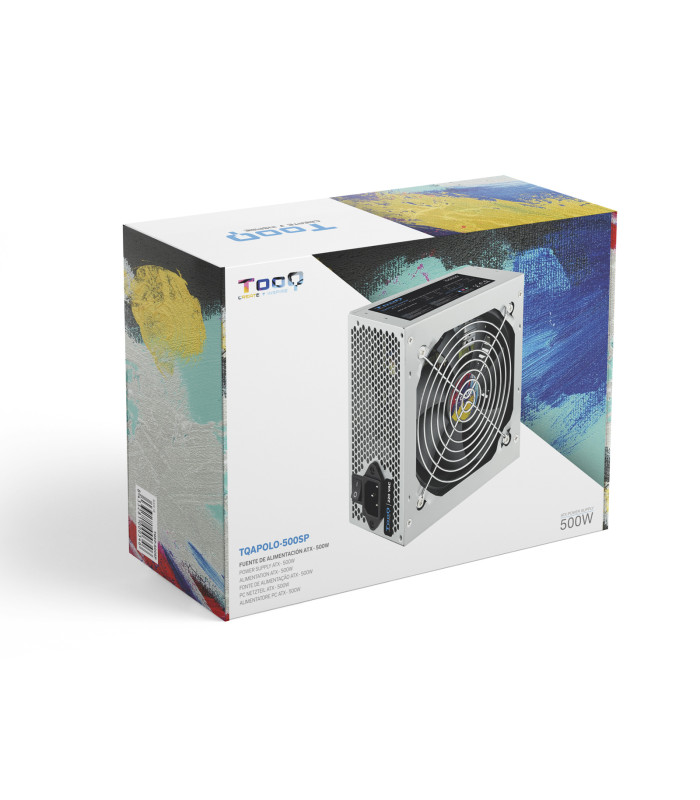 Fuente alimentacion tooq tqapolo - 500sp 500w pfc activo atx