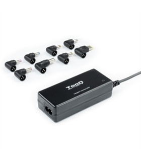 Cargador portatil universal tooq tqlc - 65bs02at 65w 1 x usb 8c negro