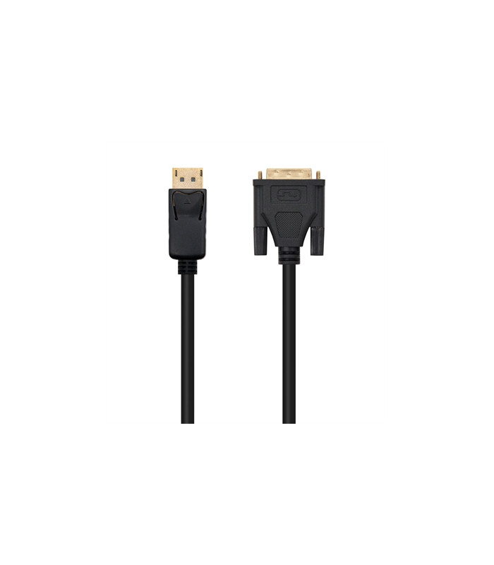 Cable displayport a dvi nanocable 2m negro -  macho - macho