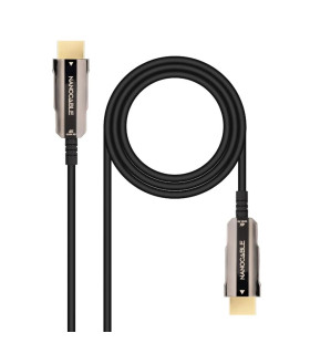 Cable hdmi 4k nanocable 10m -  macho - macho fibra optica