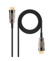 Cable hdmi 4k nanocable 10m - macho - macho fibra optica