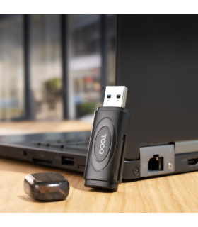 Lector tarjetas tooq usb - a 3.0 - sd - tf - negro