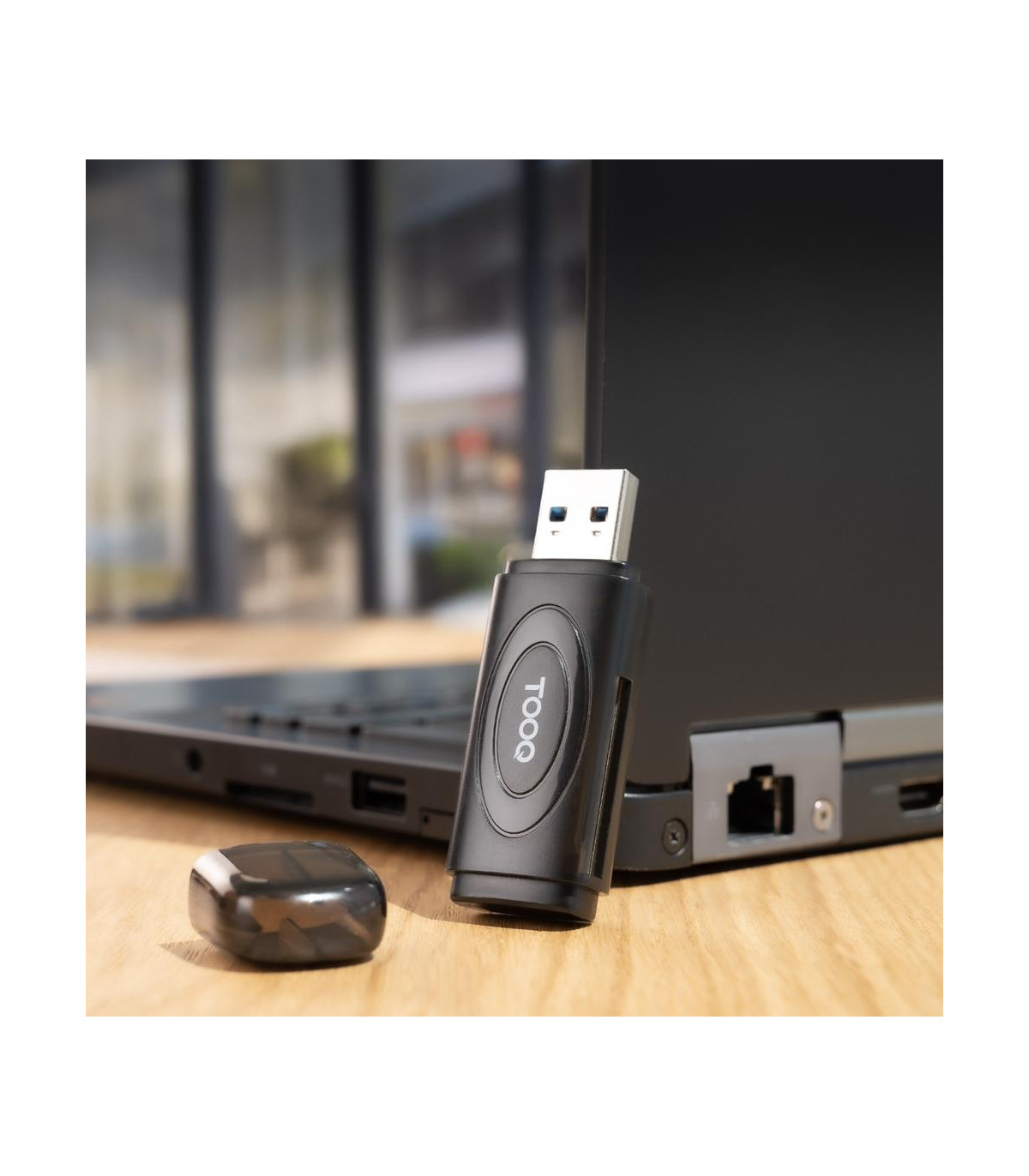 Lector tarjetas tooq usb - a 3.0 - sd - tf - negro