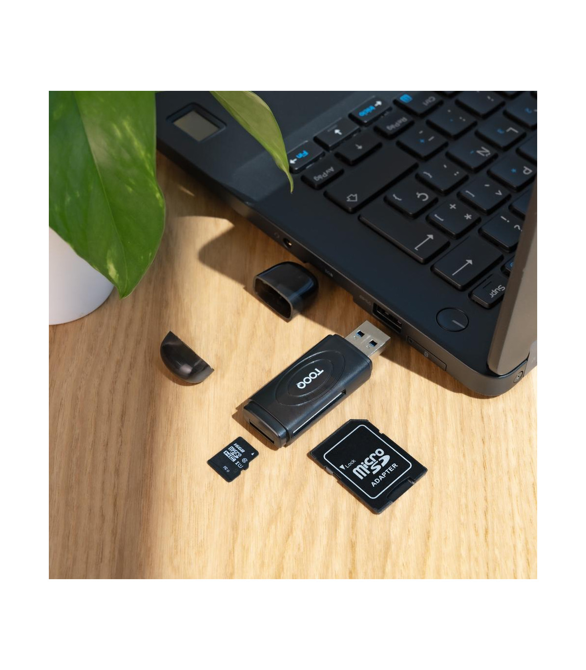 Lector tarjetas tooq usb - a 3.0 - sd - tf - negro