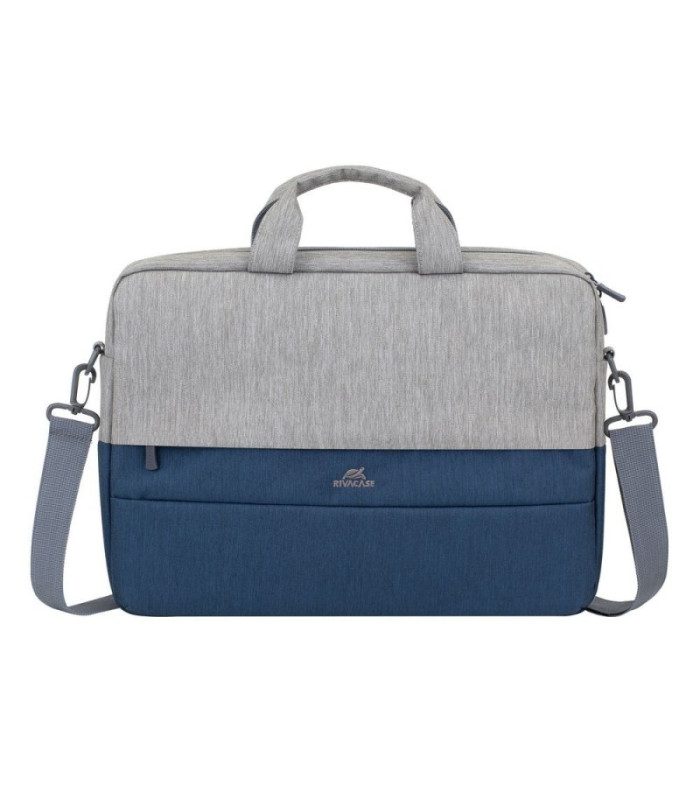 RIVACASE 7532 Grey/blue Prater Maletín 15,6" gris-
