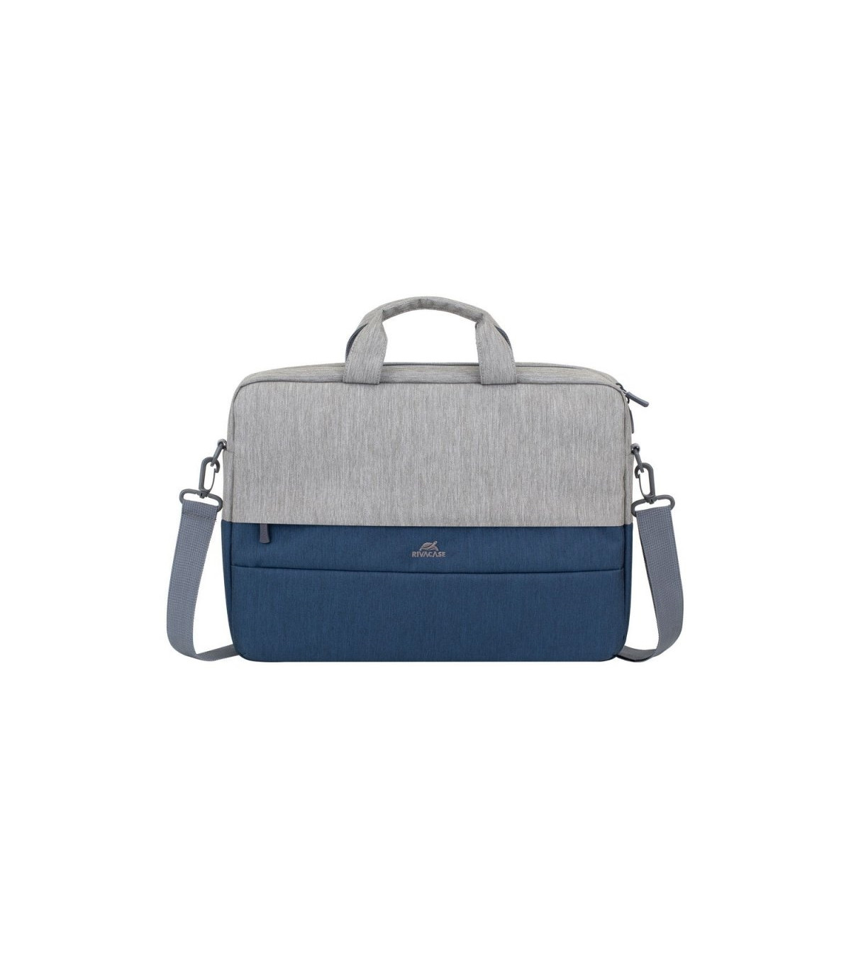 RIVACASE 7532 Grey/blue Prater Maletín 15,6" gris-