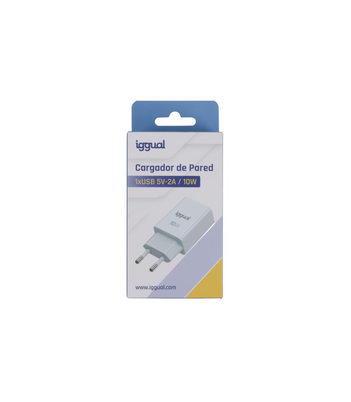 iggual Cargador de pared 1xUSB 5V/2A (10W)