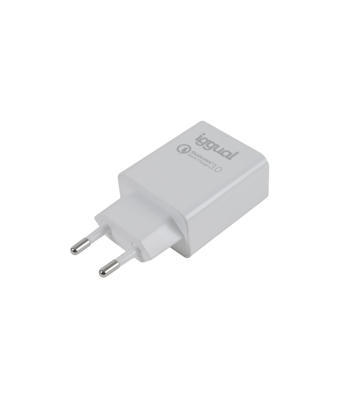 iggual Cargador 1xUSB carga rápida QC3.0 18W