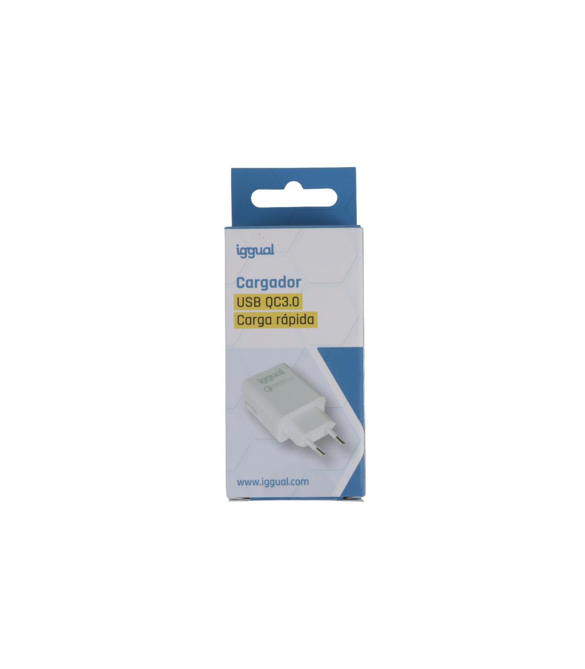 iggual Cargador 1xUSB carga rápida QC3.0 18W